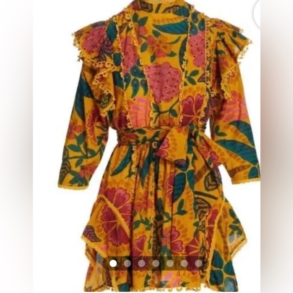 Farm rio yellow dress